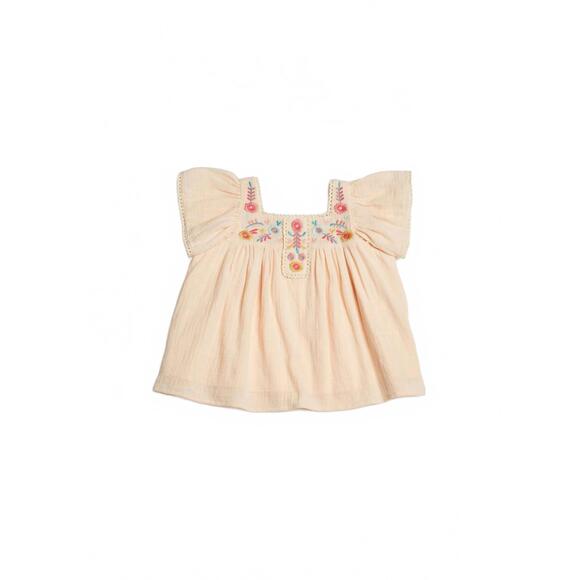NEW LOUISE MISHA girls yosana blouse in peach